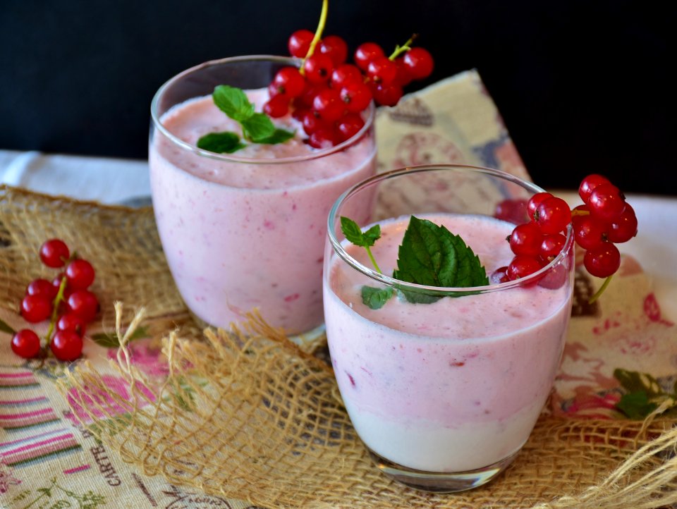 Dessert Frozen Dessert Panna Cotta Smoothie