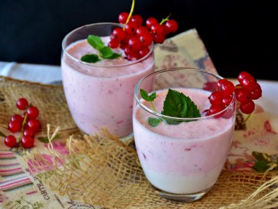 Dessert Frozen Dessert Panna Cotta Smoothie