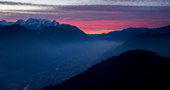 Sky Mountain Range Ridge Mountainous Landforms