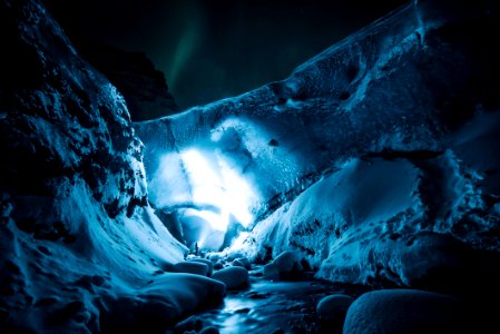 Blue Water Ice Cave Ice photo
