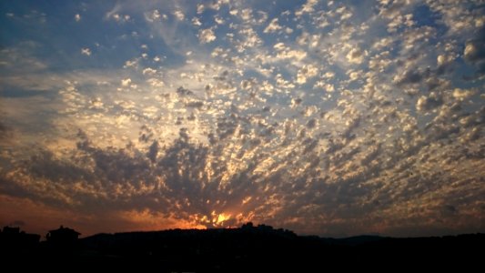 Sky Afterglow Cloud Dawn photo
