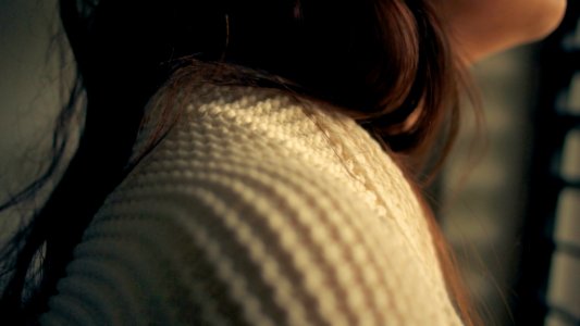Hair Nose Girl Close Up