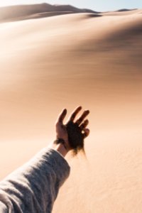 Desert Erg Hand Sand