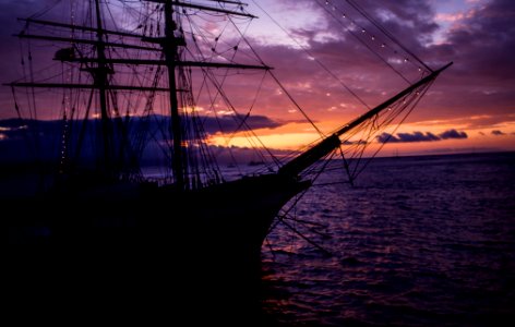 Sea Sky Sailing Ship Tall Ship photo