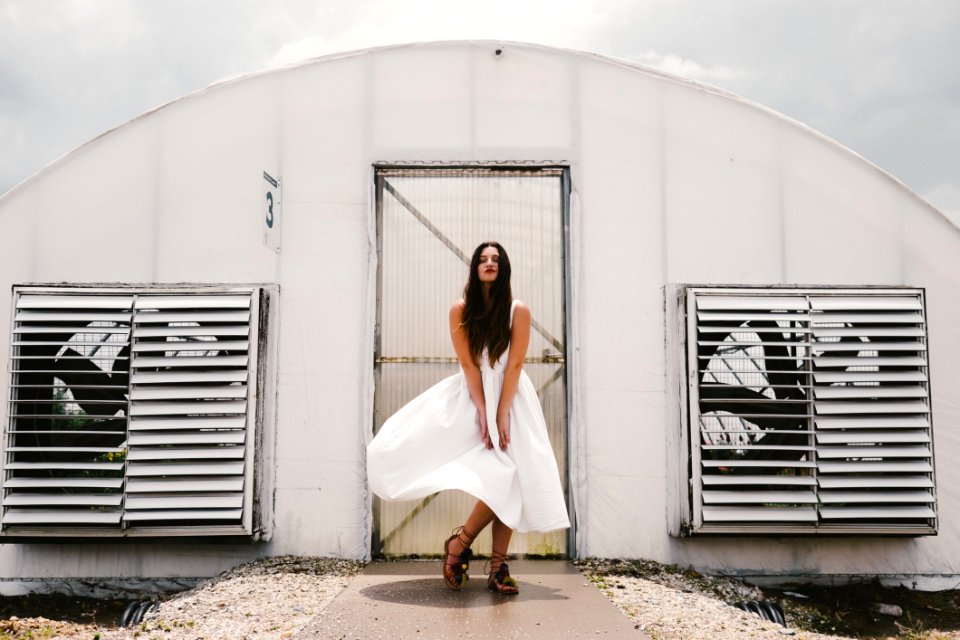 House Girl Facade Building