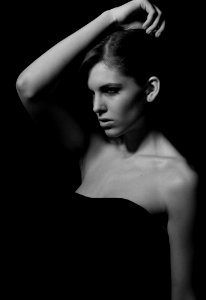 Photograph Model Beauty Black And White photo