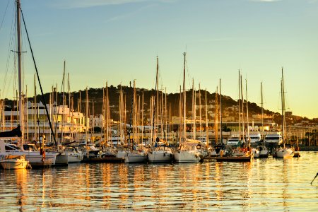 Sailing Boats In French Marina