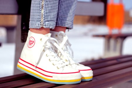 Fashion Shoes White Snickers photo