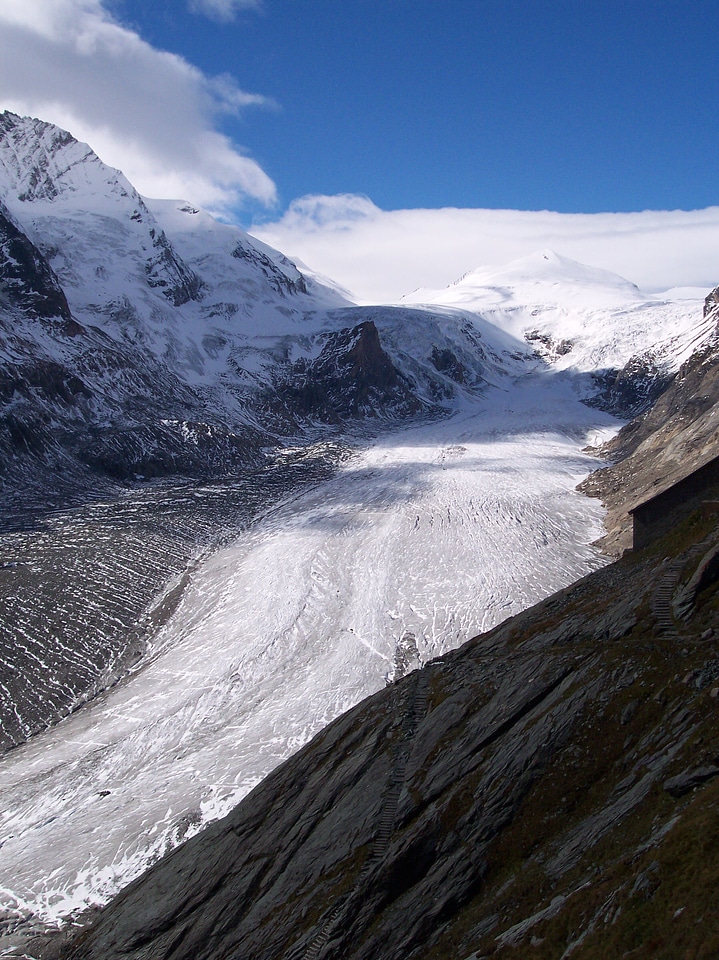 Austria alps glacier