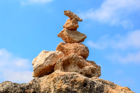 Rock Sky Formation Badlands