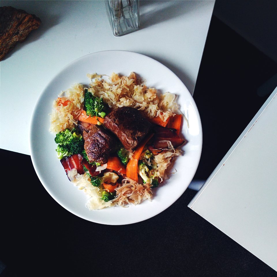 Plate With Vegetables