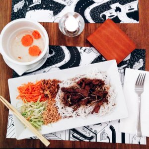 Vietnamese Bun Bo Nam Bo