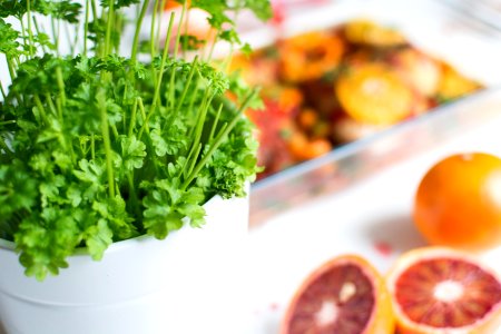 Fresh Parsley And Oranges