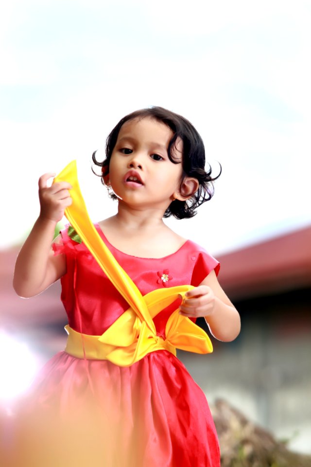 Yellow Skin Pink Child