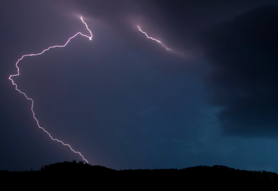 Thunder Sky Lightning Atmosphere