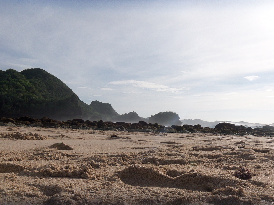 Beach chinese cave indonesian