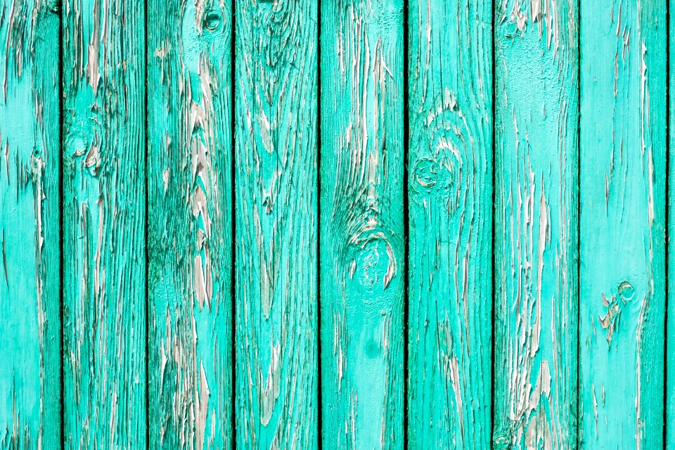 Blue Green Aqua Wood