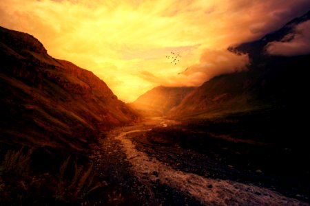 Sky Highland Wilderness Dawn