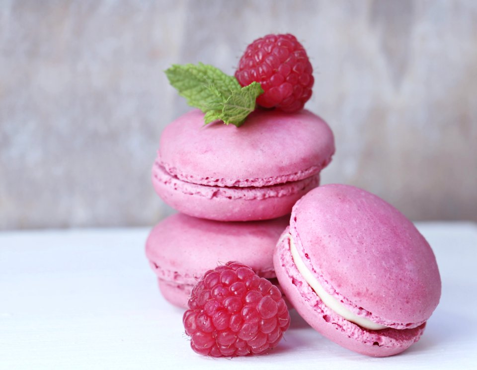 Macaroon Dessert Sweetness Berry