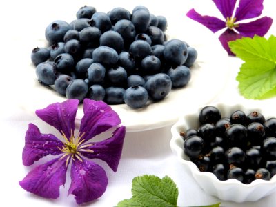 Natural Foods Fruit Blueberry Berry photo