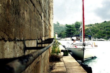Moored Yacht