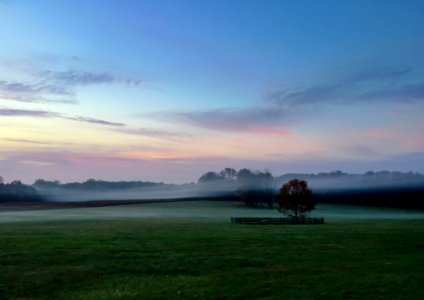 Early Morning Fog Over Princeton Battlefield Park