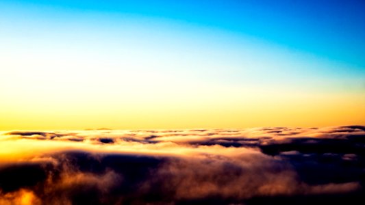 Mt Diablo Peeking Above The Fog