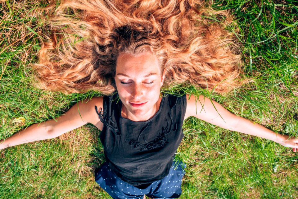 Hair Face Human Hair Color Grass