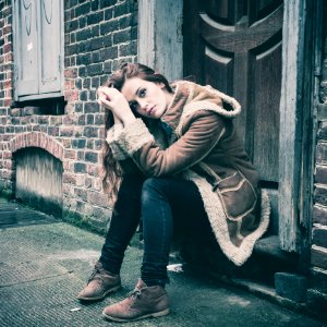 Photograph Sitting Girl Emotion