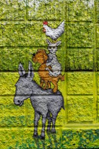 Art Fauna Horse Like Mammal Grass