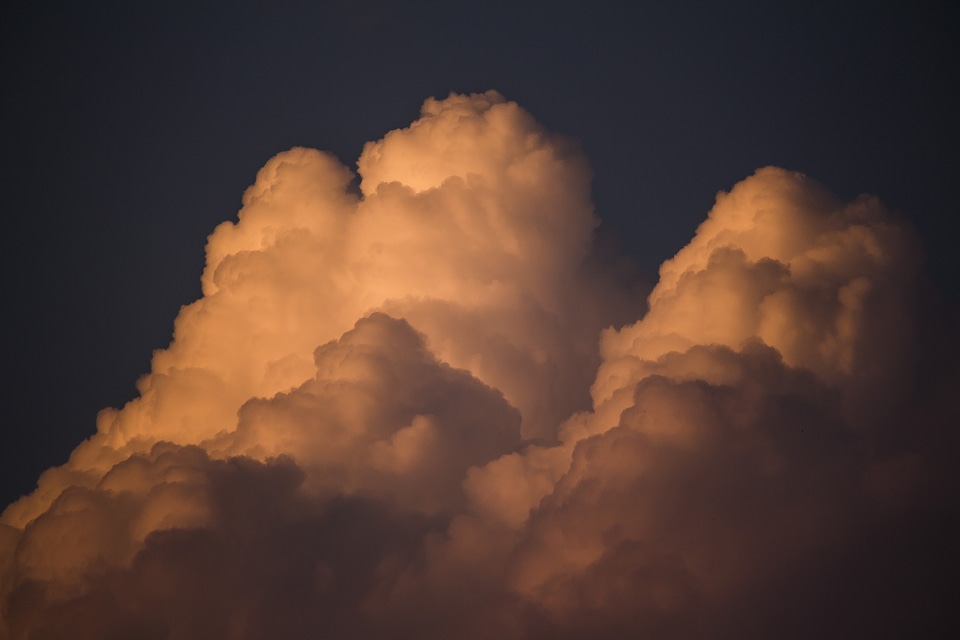 Summer weather cloudy