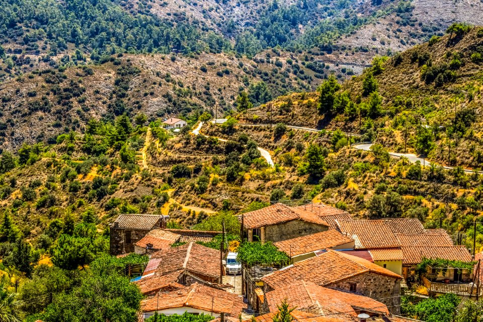 Mountain Village Vegetation Village Tree