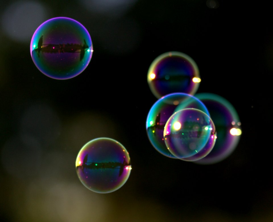 Light Macro Photography Close Up Liquid Bubble photo