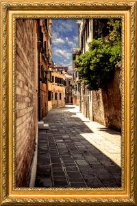 Picture Frame Window Sky Alley