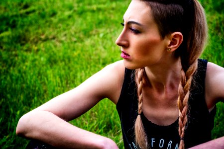 Green Nature Beauty Girl