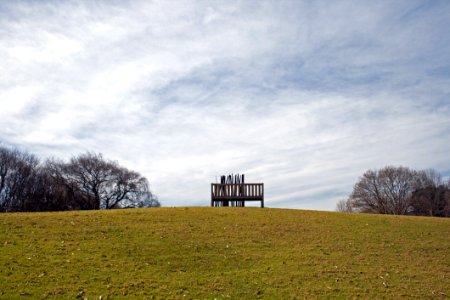 Sky Grassland Cloud Field photo