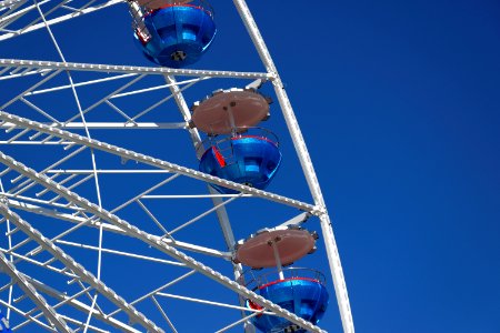 Ferris Wheel Blue Tourist Attraction Sky