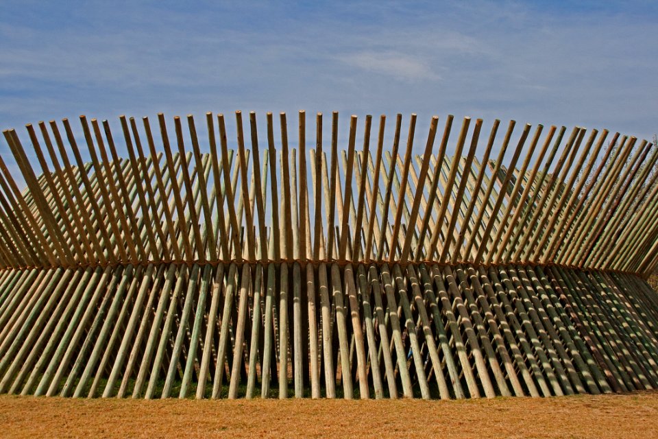 Line Sky Field Sand