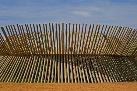 Line Sky Field Sand