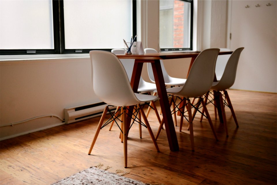 Table Office Startup Work
