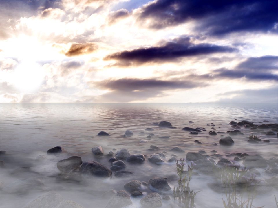 Sea Sky Shore Ocean