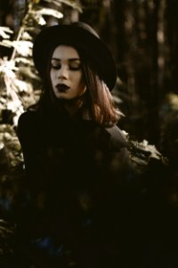 Girl Tree Darkness Headgear