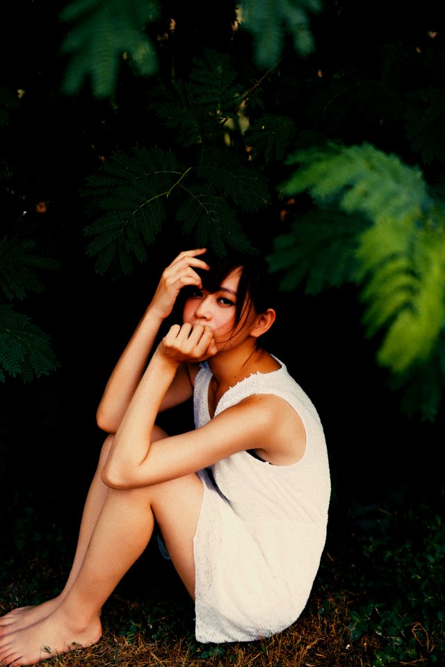 Beauty Lady Girl Leaf