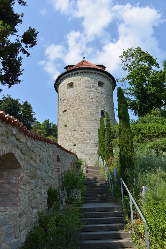 Tower city garden castle