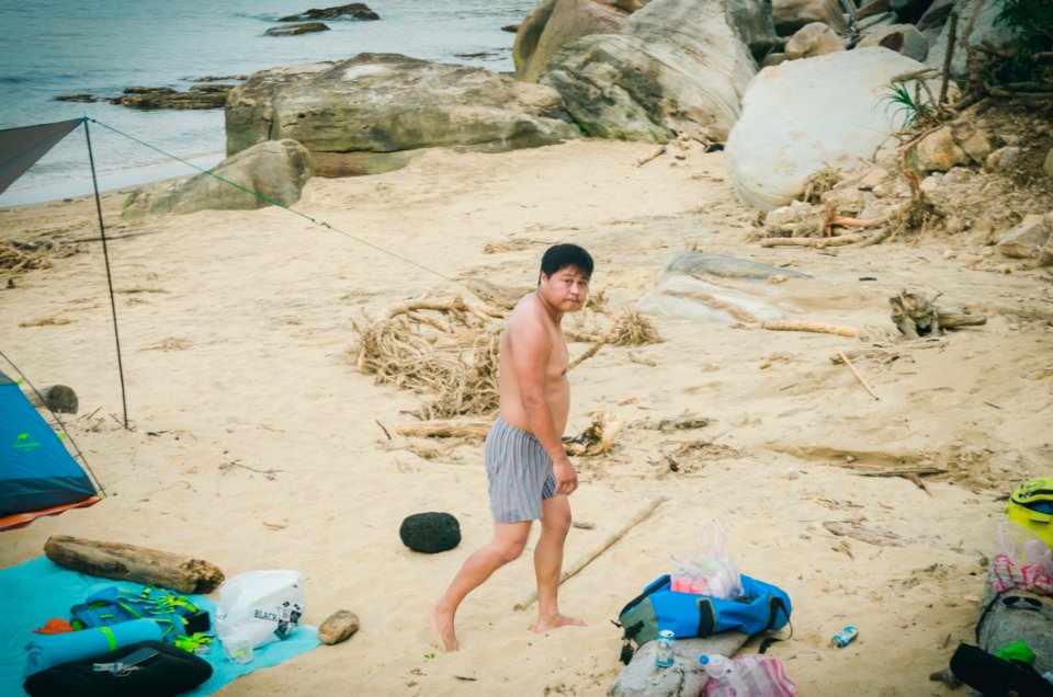 Boy On Beach