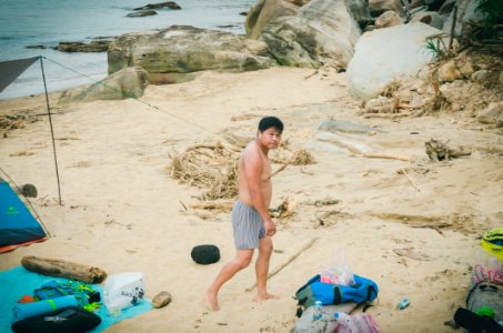 Boy On Beach
