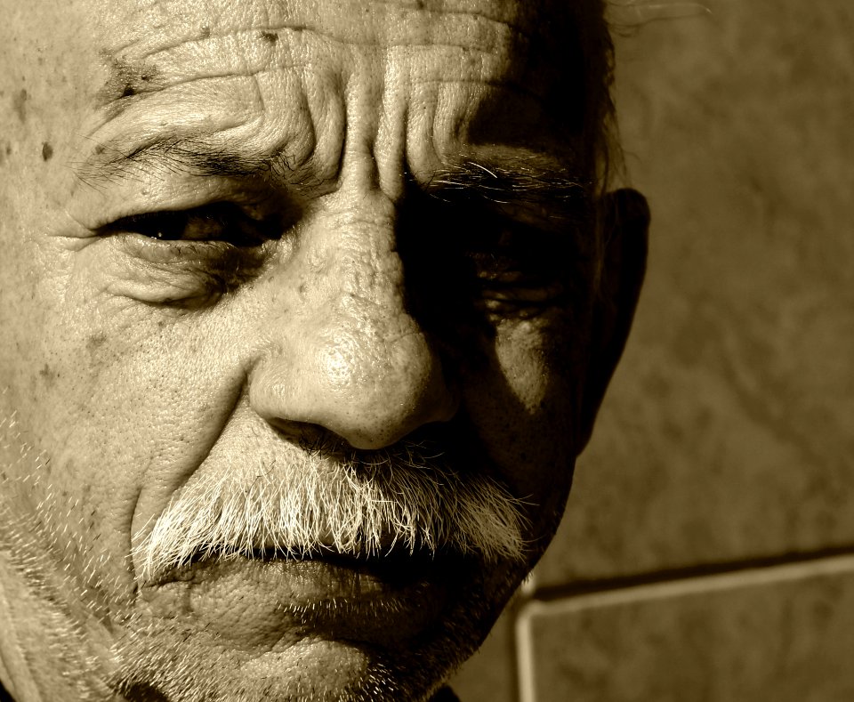 Face Man Nose Wrinkle