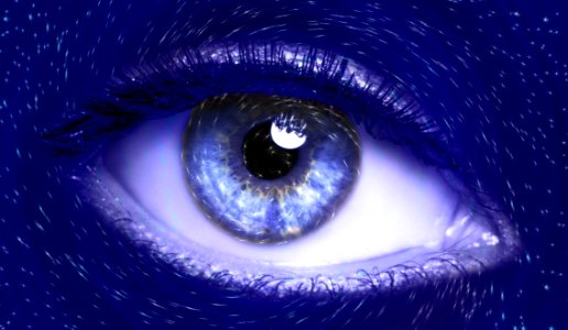 Blue Eye Close Up Beauty