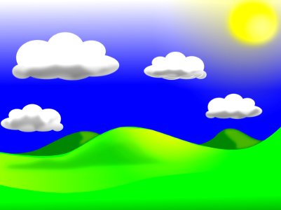 Sky Cloud Green Daytime