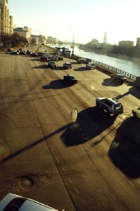 TRAFFIC AT THE SUNNY DAY